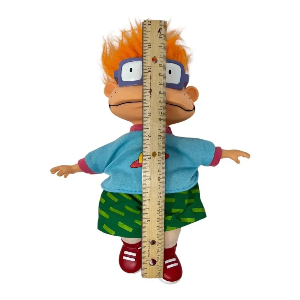 Applause Rugrats Chuckie 1996 Viacom Nickelodeon Stuffed Plush Toy Vintage - Picture 8 of 10